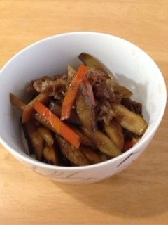 牛蒡と牛肉のしぐれ煮!-レシピのメイン写真