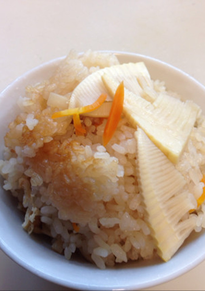 ♪炊飯器まかせのおこげができる筍ごはん♪-レシピのメイン写真