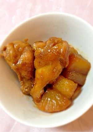 鶏手羽肉と大根のこってり煮-レシピのメイン写真
