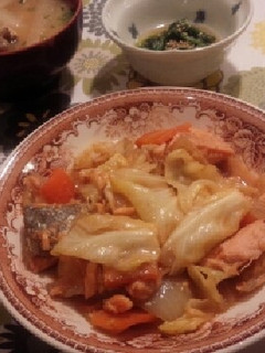 鮭のチャンチャン焼き-レシピのメイン写真