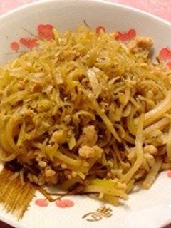 大根の皮と鶏挽肉のきんぴら風-レシピのメイン写真