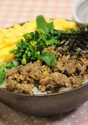 鯖の水煮缶生姜そぼろ丼-レシピのメイン写真