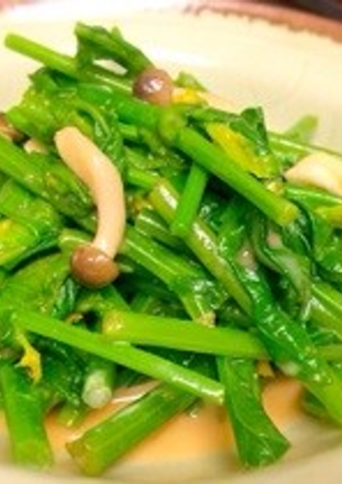 簡単★菜の花の味噌和え★柚子胡椒風味-レシピのメイン写真