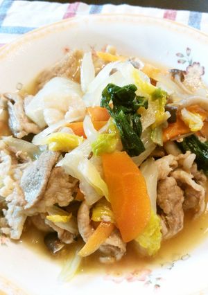 ヘルシー☆白菜と豚肉の中華炒め煮-レシピのメイン写真