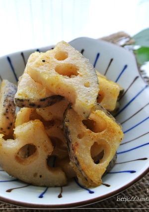 止まらない！蓮根のカレー醤油焼き★-レシピのメイン写真