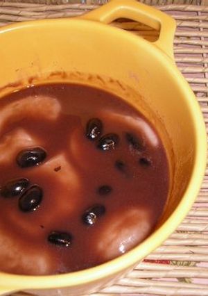 すごくおいしい！黒豆入りのおしるこ-レシピのメイン写真