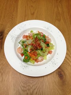 春サラダ 桜えびと新玉ねぎ オレンジ風味-レシピのメイン写真