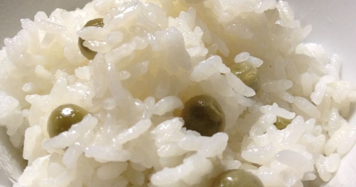 豆ごはん2 基本からアレンジまで！思わずつくりたくなる「豆ご飯 2合」の