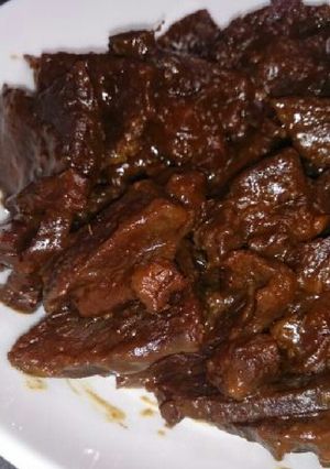 鹿肉の大和煮(-ω☆*)味噌味だじぇ*★-レシピのメイン写真