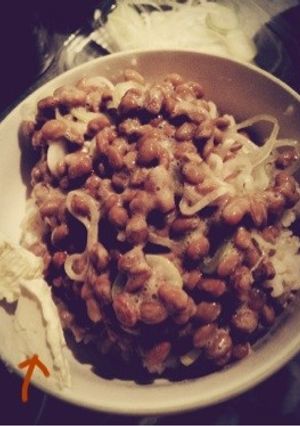【ジャンク】納豆ご飯マーガリン添え-レシピのメイン写真
