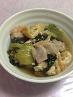 鶏肉と青梗菜の炊いたん-レシピのメイン写真