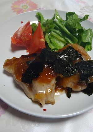 梅かおるチキンソテー-レシピのメイン写真