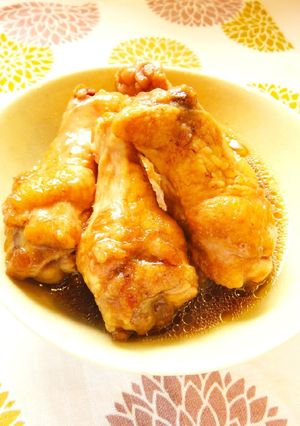 ☺簡単おかず♪鶏手羽元のウーロン茶煮☺-レシピのメイン写真