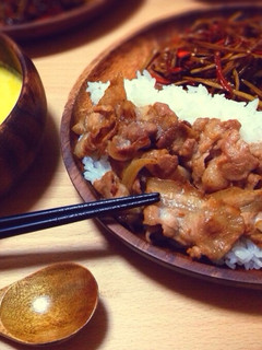 生姜焼きのワンプレート-レシピのメイン写真