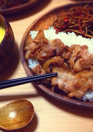 生姜焼きのワンプレート-レシピのメイン写真