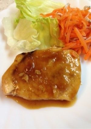 カジキマグロの照り焼き。魚のおかずだよ。-レシピのメイン写真