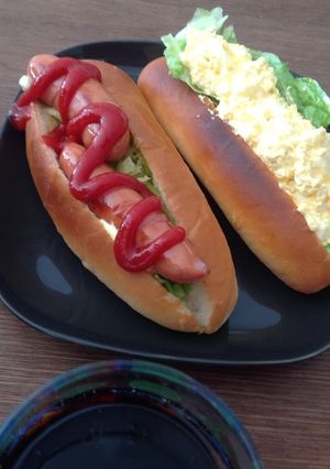 簡単☆みんな大好カフェサンドホットドッグ-レシピのメイン写真