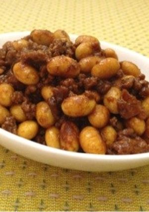 大豆と挽肉の味噌炒め煮-レシピのメイン写真