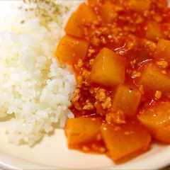 รูปของ ごはんと一緒に♪大根のトマトソース煮