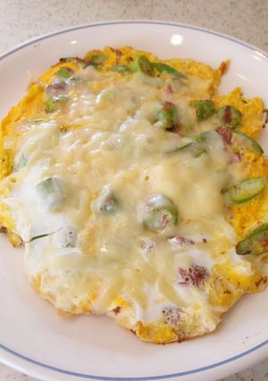 アスパラとコンビーフのチーズオムレット-レシピのメイン写真