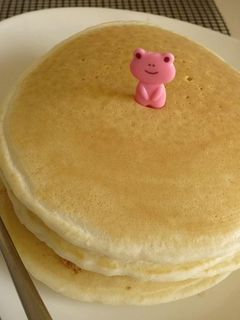 水だけでモチモチ!自家製ホットケーキ-レシピのメイン写真