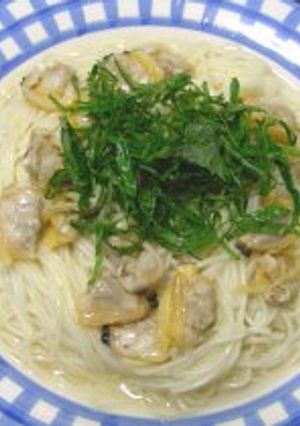 ボンゴレそうめん-レシピのメイン写真
