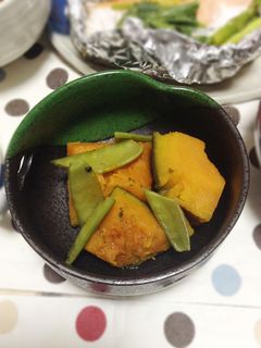 時短♪冷凍保存のかぼちゃで煮付け☆-レシピのメイン写真