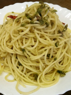 ふきのとうパスタ(麺ゆでor タイマー)-レシピのメイン写真