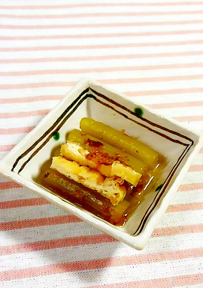 フキとうす揚げの土佐煮♪-レシピのメイン写真