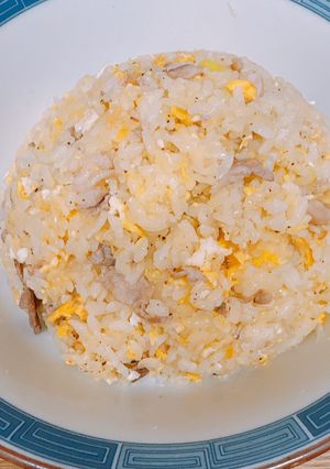 材料3つ！豚ネギ卵炒飯-レシピのメイン写真