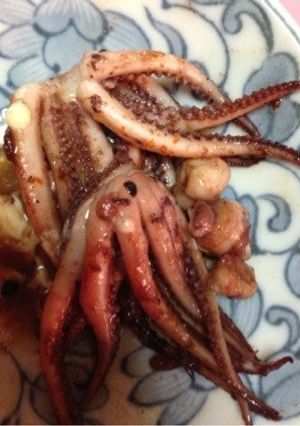 いかの足ととんびの醤油バター炒め-レシピのメイン写真