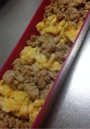 そぼろ弁当＊-レシピのメイン写真