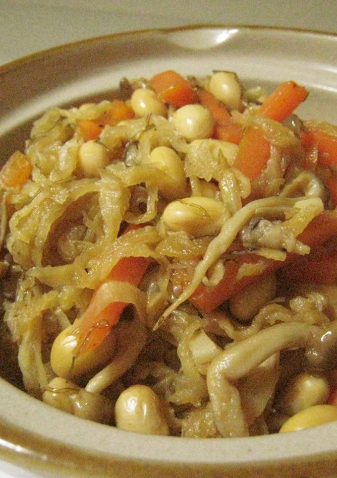 切り干し大根と水煮大豆の煮もの-レシピのメイン写真