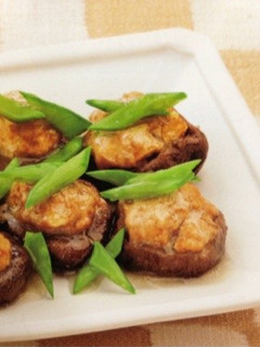 椎茸の肉詰め(あんかけ)-レシピのメイン写真