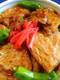 ウナギのタレで豚丼-レシピのメイン写真