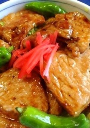 ウナギのタレで豚丼-レシピのメイン写真