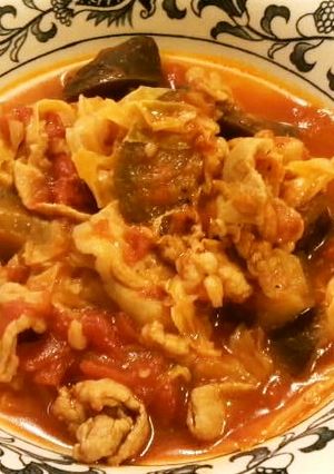 豚ロースと野菜のトマト煮-レシピのメイン写真