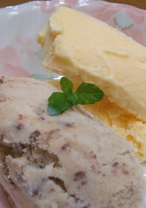 アイスクリームを２種類食べたい！-レシピのメイン写真