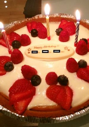 見た目も綺麗☆ベイクドチーズケーキ-レシピのメイン写真