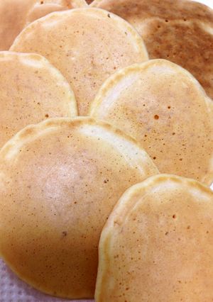 離乳食 豆乳とにんじんのパンケーキ-レシピのメイン写真
