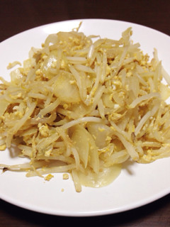 もやしと玉ねぎの炒め物-レシピのメイン写真