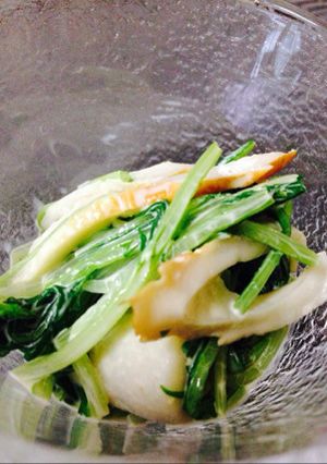 水菜とちくわのわさびマヨ-レシピのメイン写真