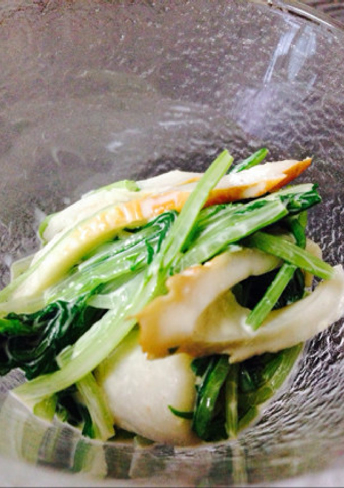 水菜とちくわのわさびマヨ-レシピのメイン写真