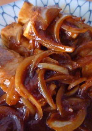 豚巻き豆腐①　ポークチャップ味-レシピのメイン写真