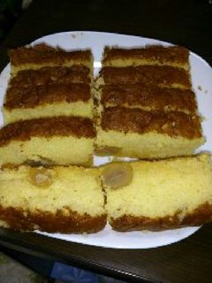 HMでフワフワ栗入りカステラ♪-レシピのメイン写真