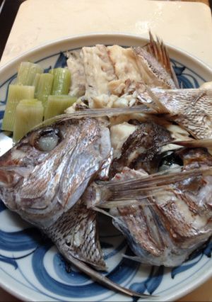 ♪新鮮な鯛のアラで美味しい酒蒸し♪-レシピのメイン写真