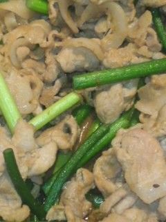 豚肉とニンニクの芽焼肉のタレ炒め-レシピのメイン写真