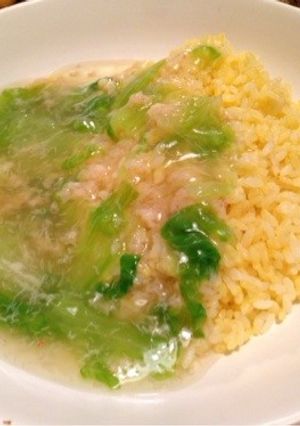 かにあんかけのパラパラ卵チャーハン！-レシピのメイン写真