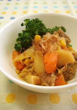 バター香る☆筍と豚肉の甘辛煮-レシピのメイン写真