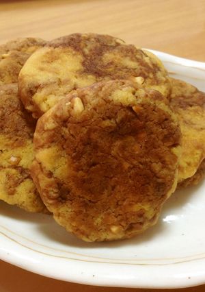 ホロリ☆マーブルピーナッツバタークッキー-レシピのメイン写真